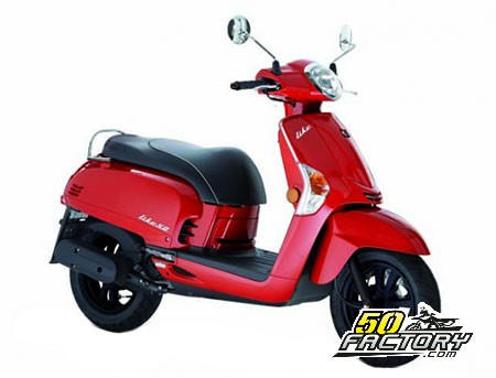 Technical sheet of the scooter Kymco Like 2T 50cc - 50factory.com